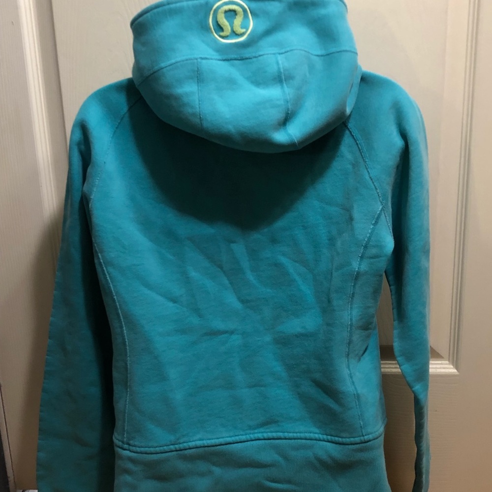 Lululemon heavy weight blue  scuba hoodie
